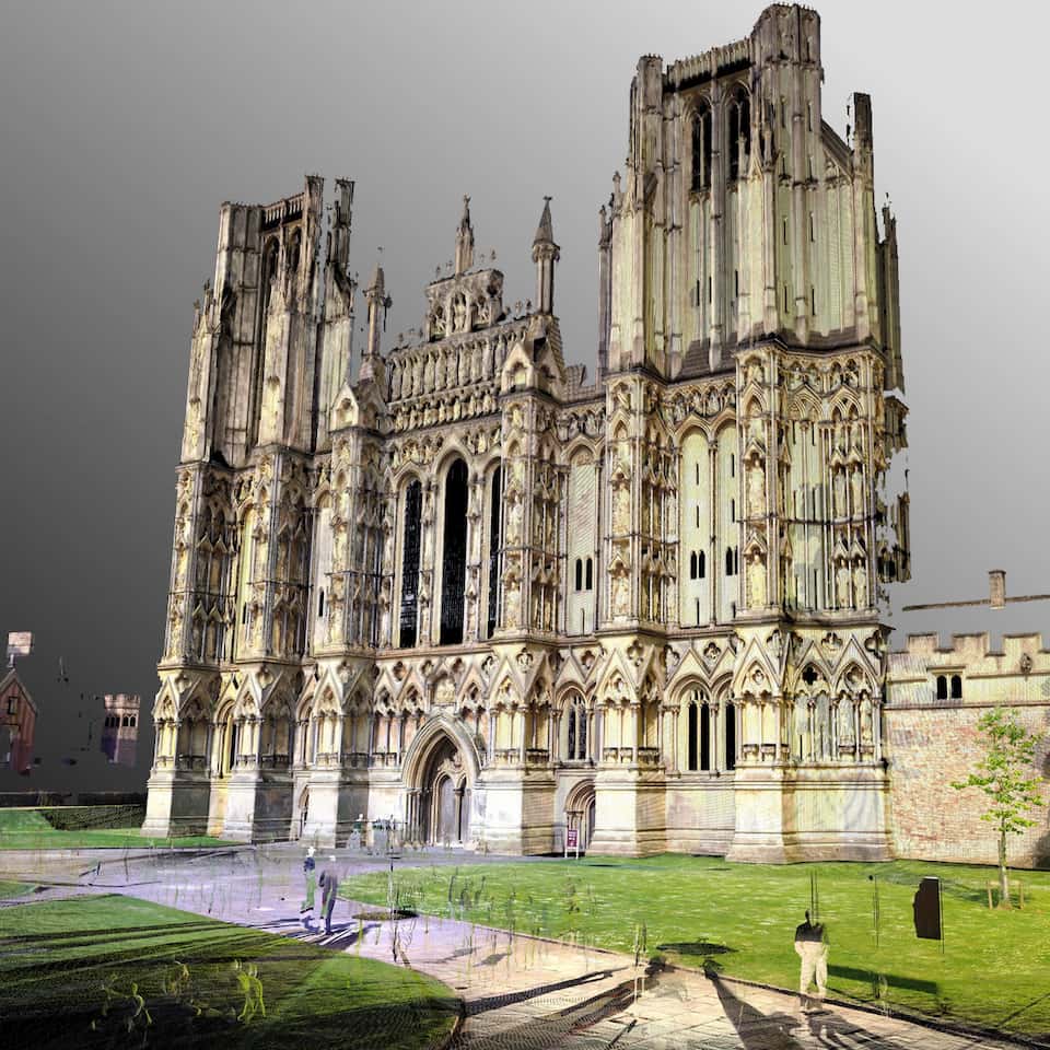 Laser scanning London survey example